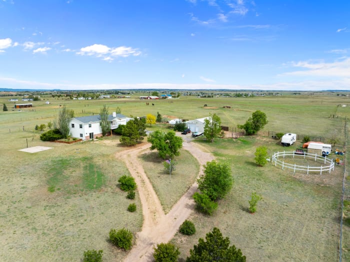 Property on Connies Dr in Peyton, CO, photographed by Harrison Christopher