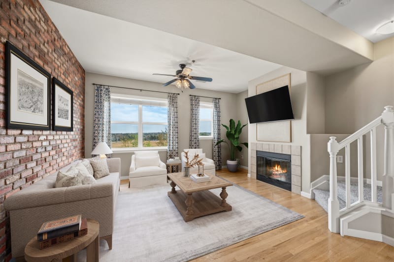 Living Room after virtual staging