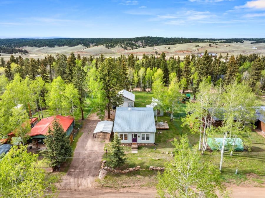 Property on Maid Marian Dr in Divide, CO, photographed by Harrison Christopher