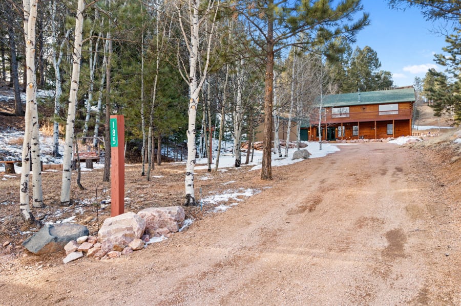Property on Pamona Lake Dr in Divide, CO, photographed by Harrison Christopher