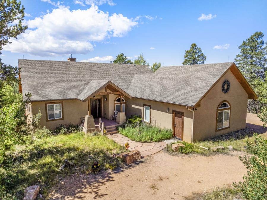 Property on Paradiso Rd in Divide, CO, photographed by Harrison Christopher