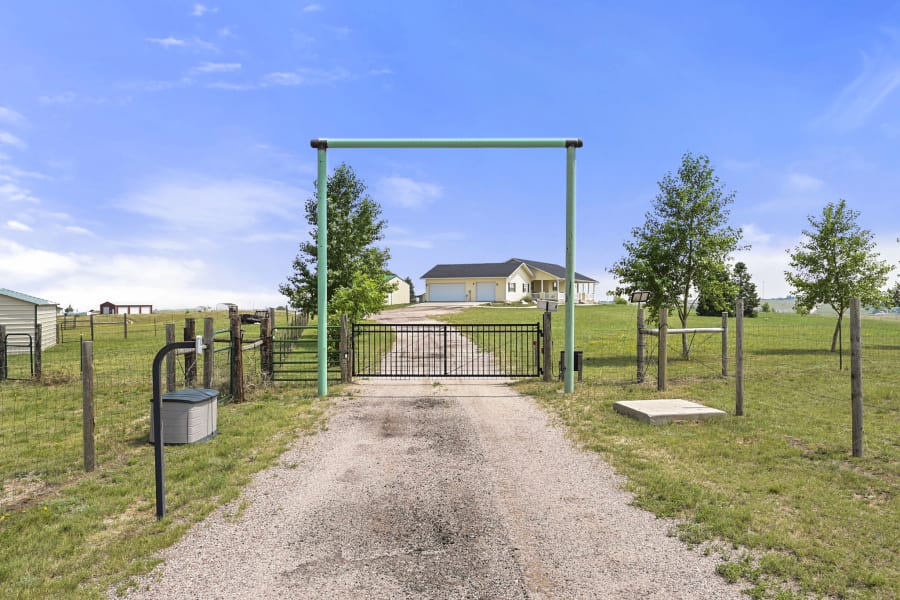 Property on E Blaney Rd in Peyton, CO, photographed by Harrison Christopher