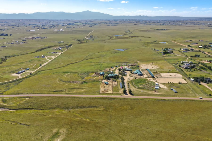 Property on Murr Rd in Peyton, CO, photographed by Harrison Christopher