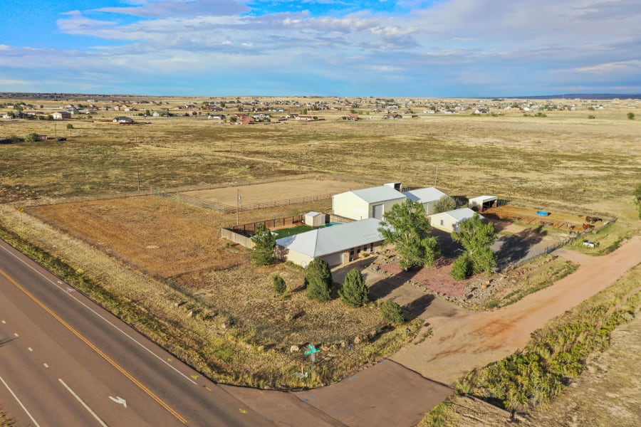Property on E Dove Creek Dr in Pueblo West, CO, photographed by Harrison Christopher