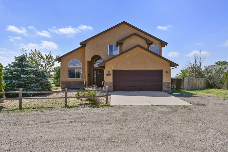 Property on S Hacienda Del Sol Dr in Pueblo West, CO, photographed by Harrison Christopher