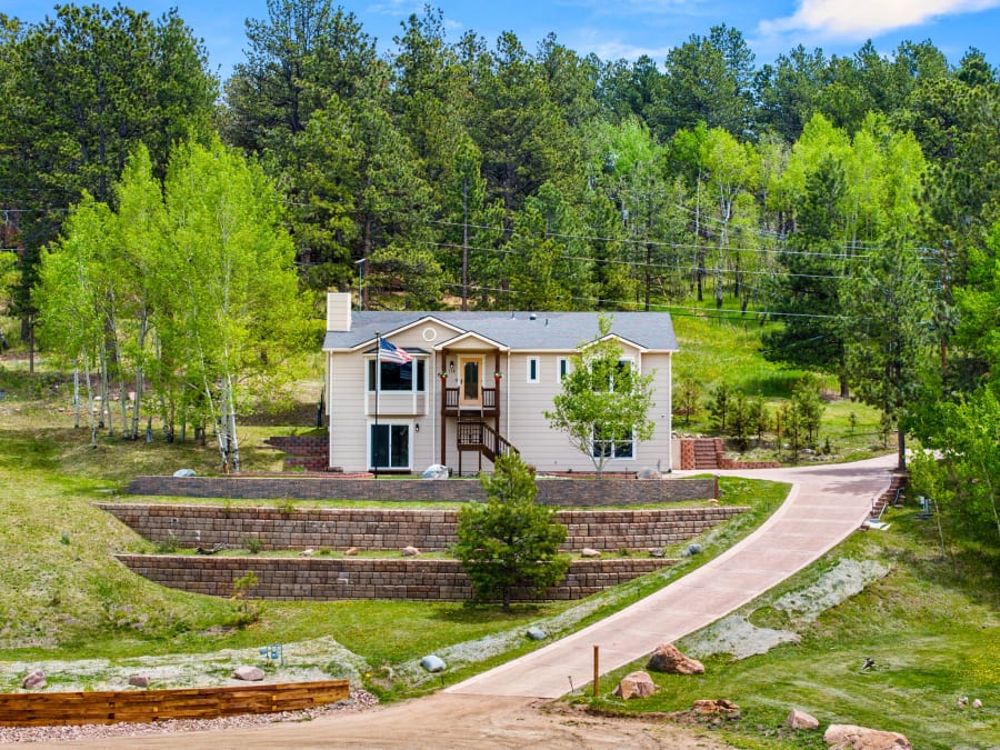 Property on Lakewood Cir in Woodland Park, CO, photographed by Harrison Christopher