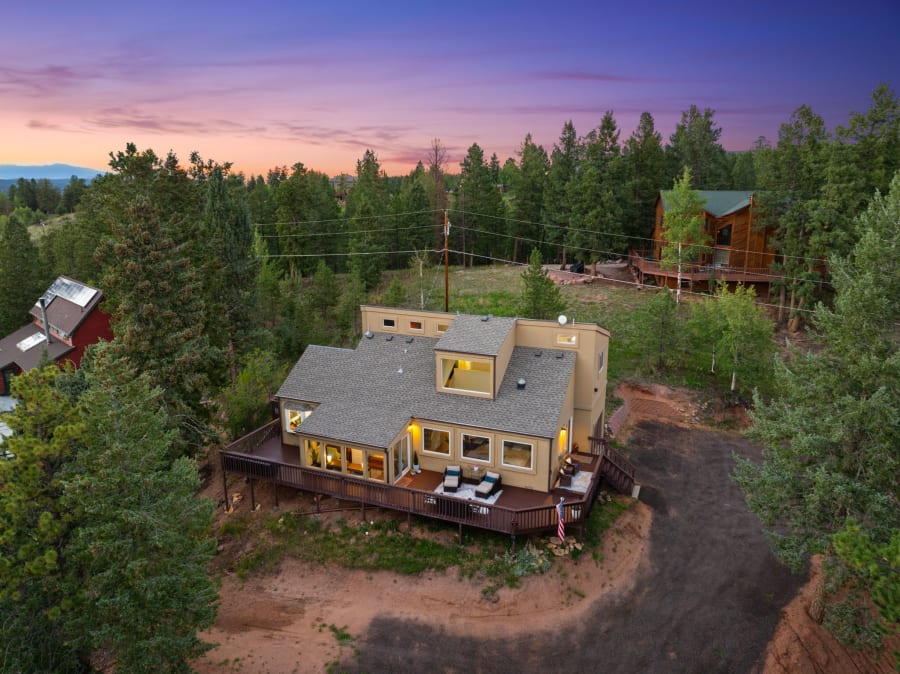 Property on W Ridge Dr in Woodland Park, CO, photographed by Harrison Christopher