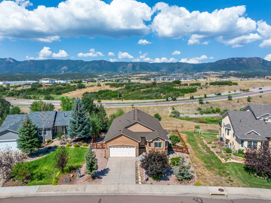 Property on Paiute Cir in Monument, CO, photographed by Harrison Christopher