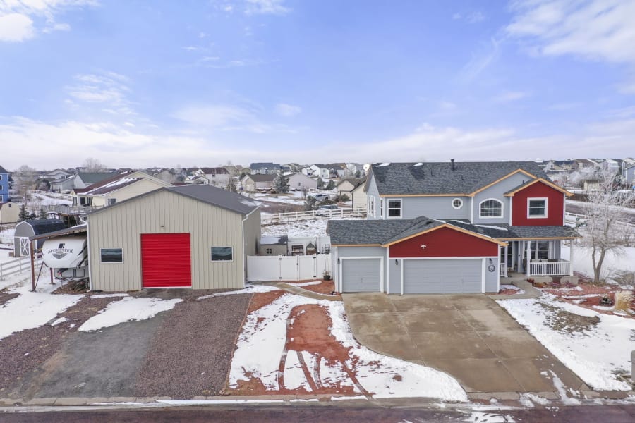 Property on Tallman Rd in Peyton, CO, photographed by Harrison Christopher