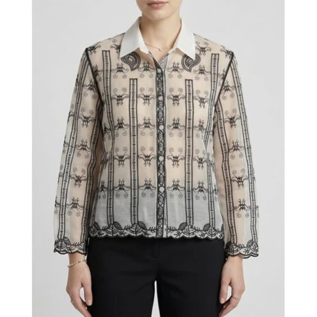 Vintage Muse Embroided Top