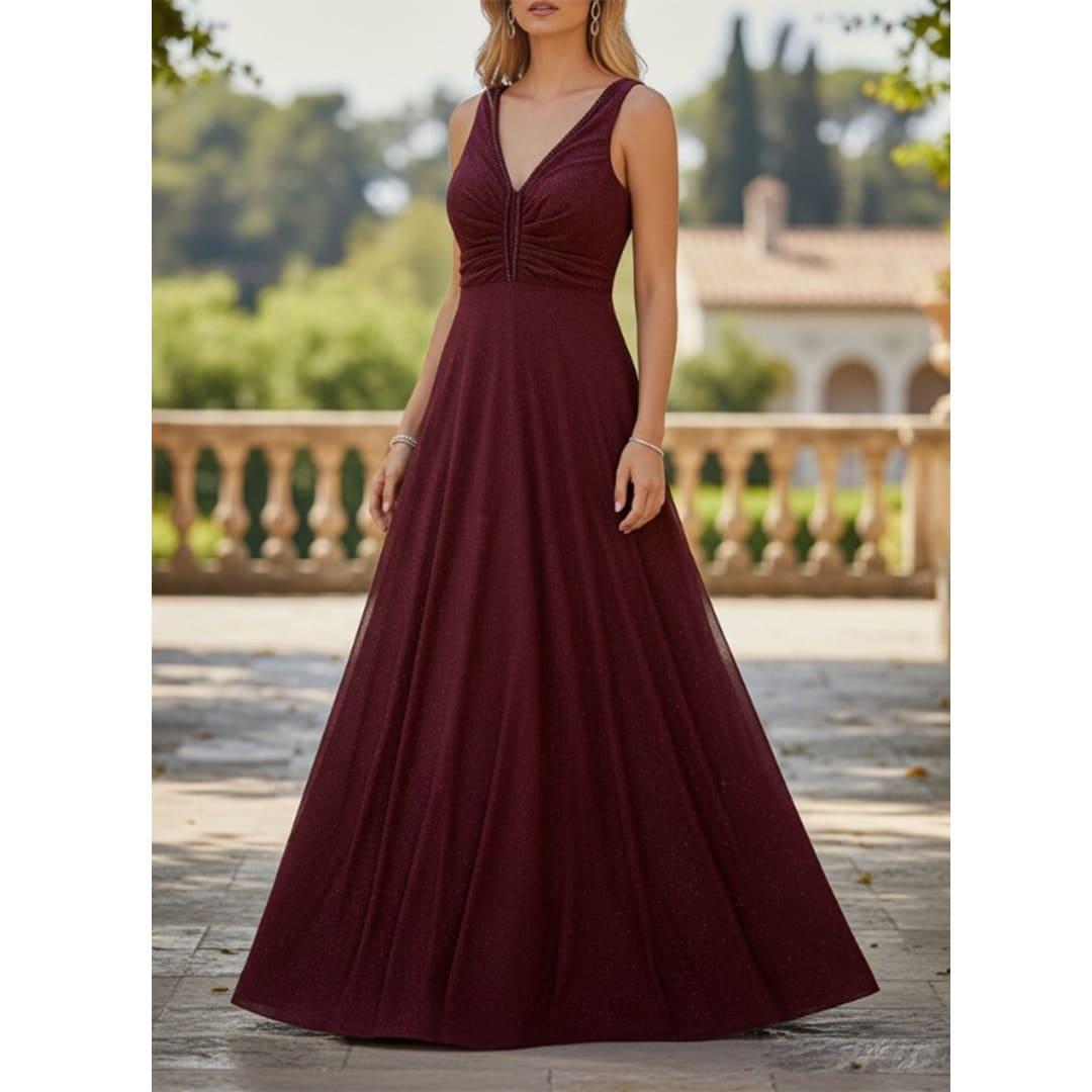 Glided Midnight Gala Gown
