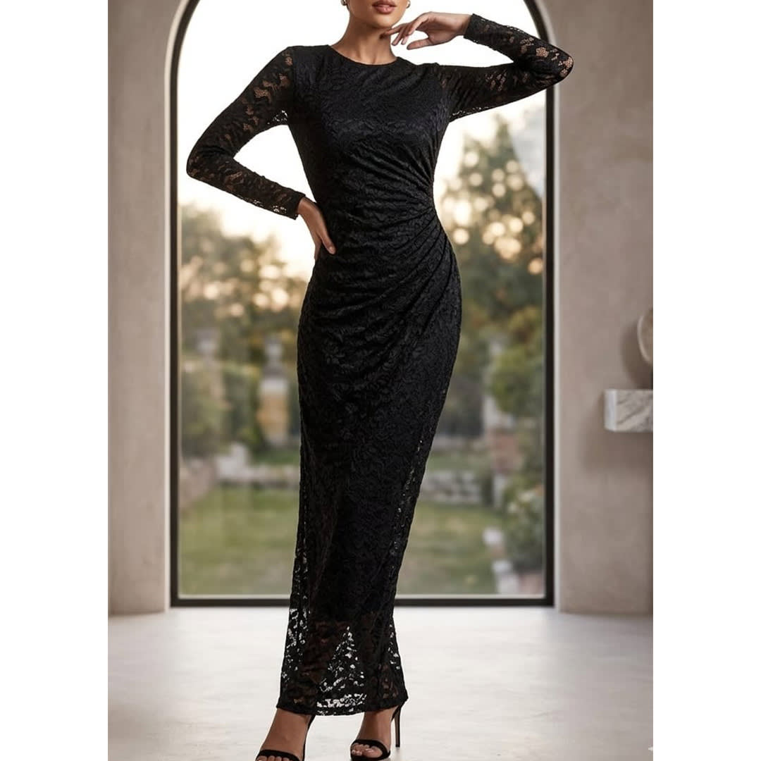 Lace Evening Gown