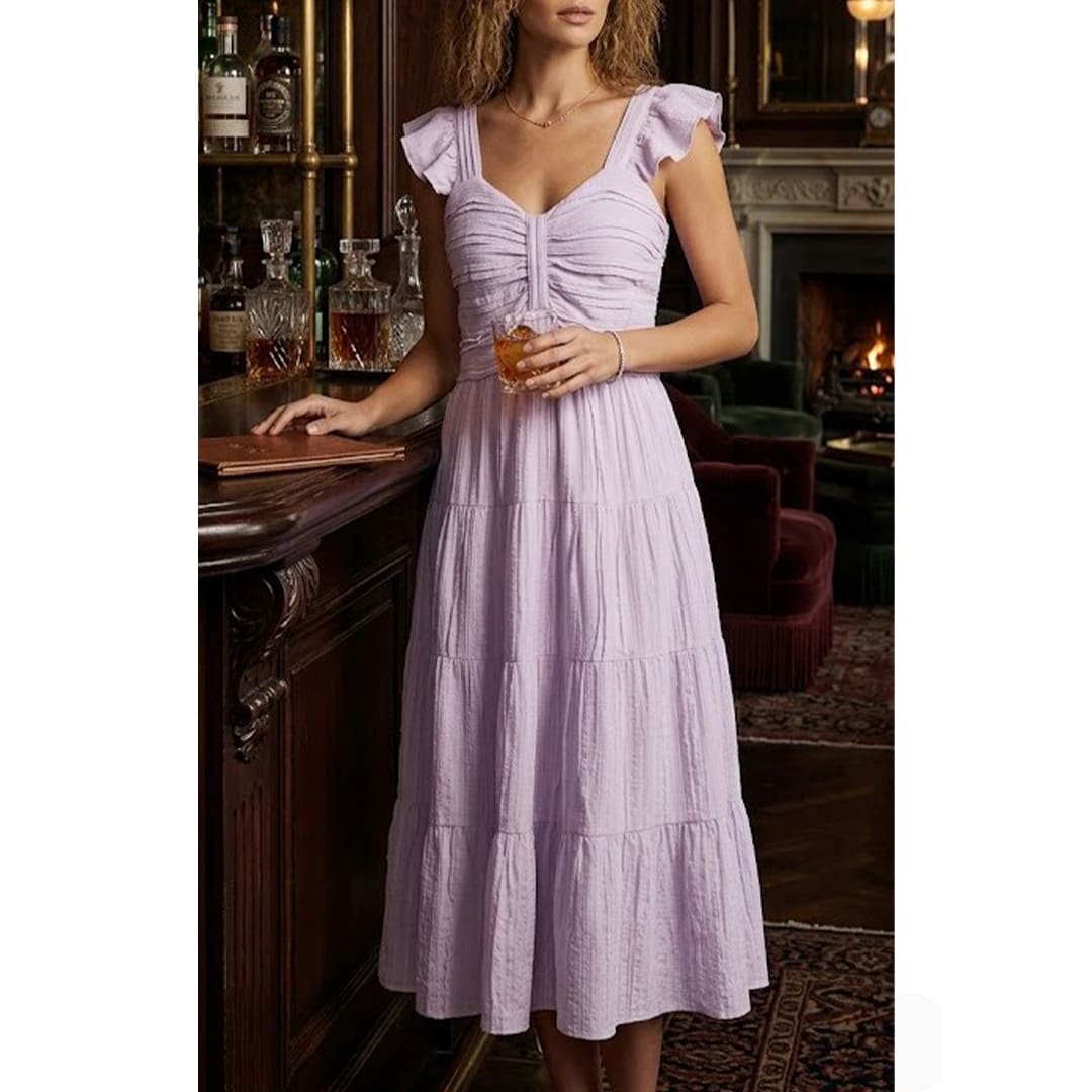 Enchanted Ruffled Layered Dress