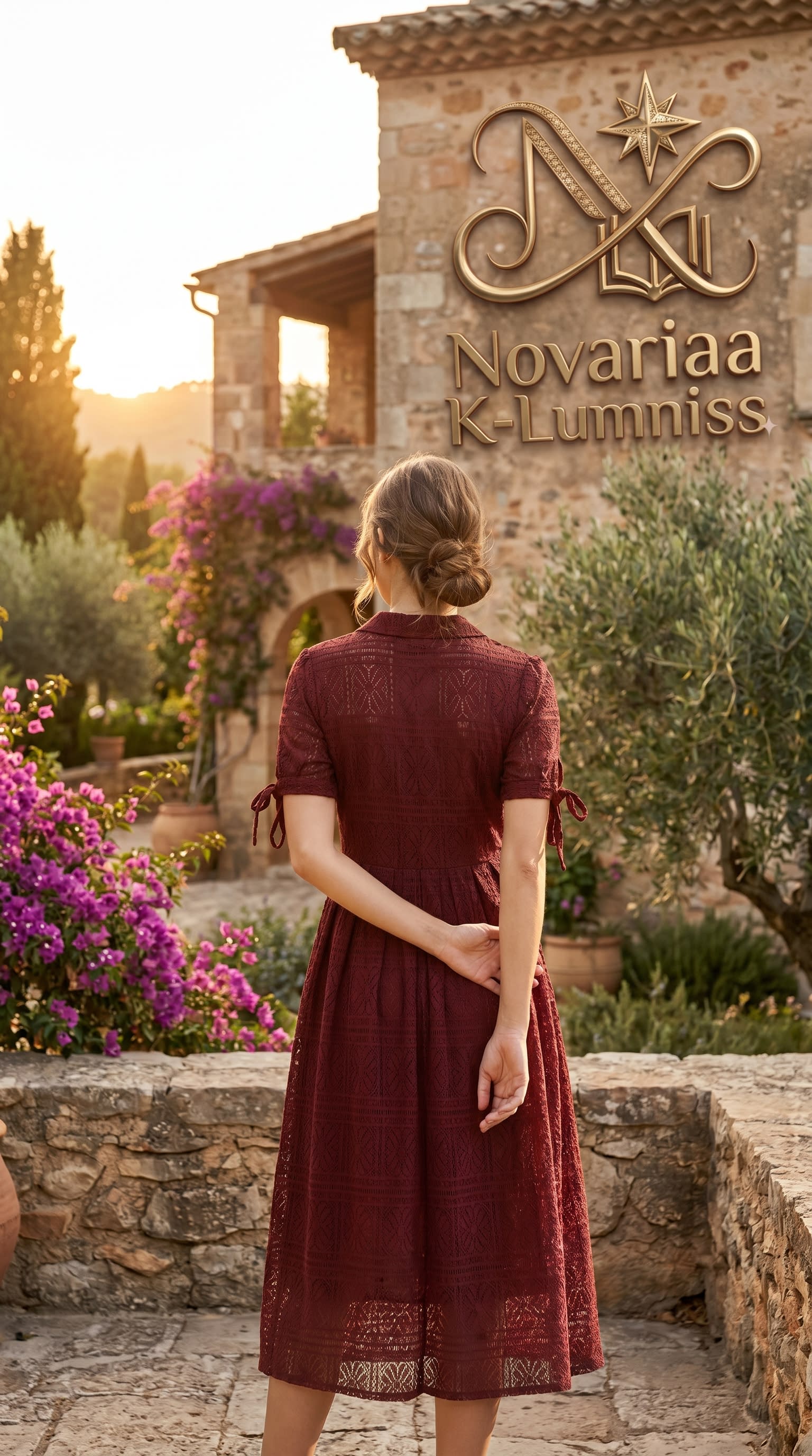 A-Line Netted Dress