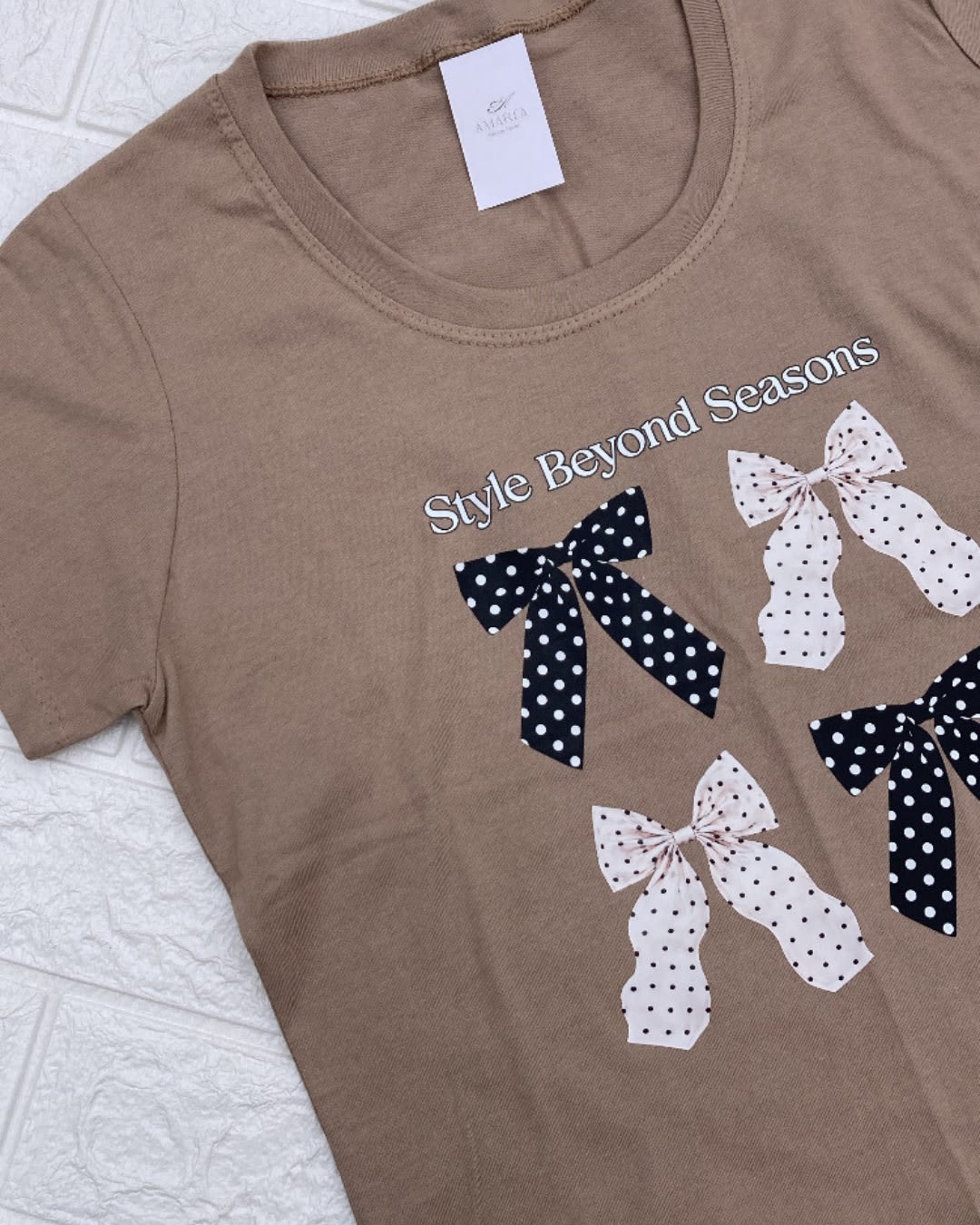Remera Estampada Moño — imagen 2