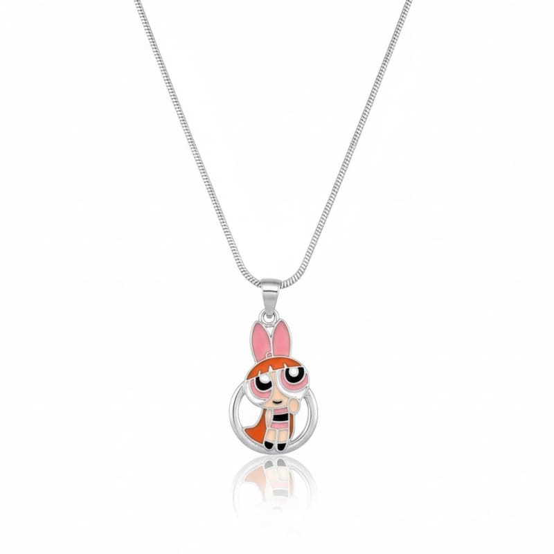 Girls Super Hero Character 925Silver Locket with chain