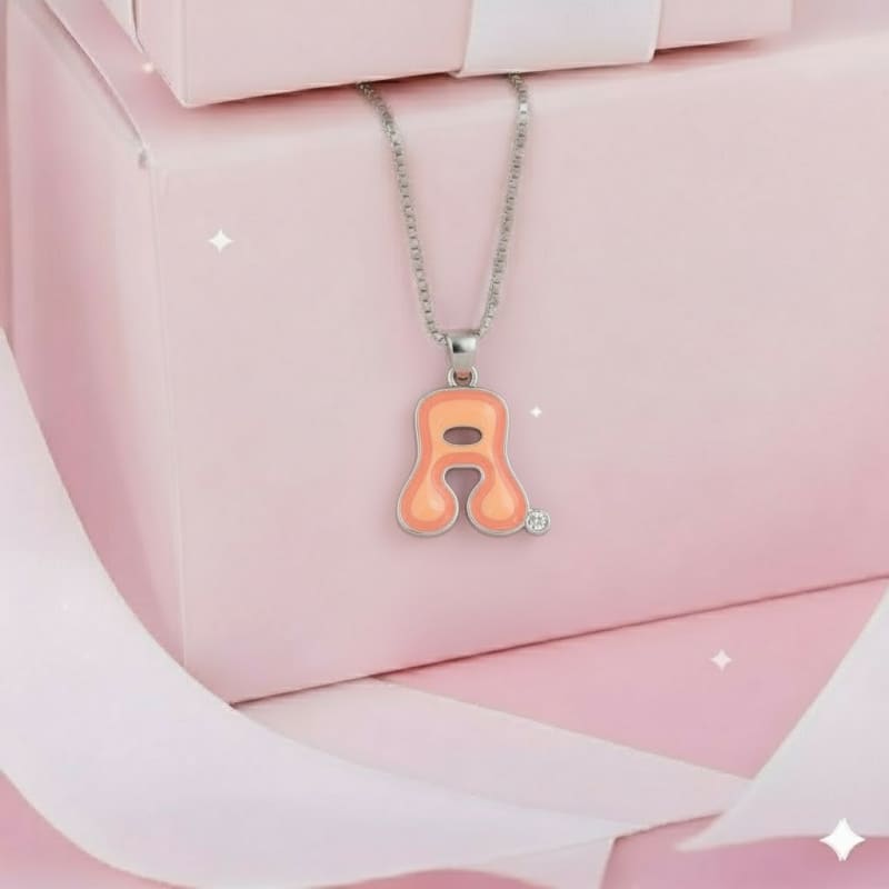 Girls & Boys  A Name Pure Silver925 Locket Set