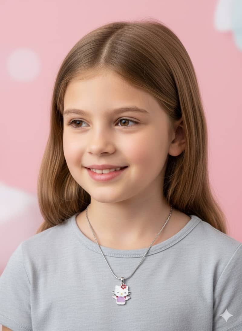 Girls Hello Kitty Locket with silver 925 chain