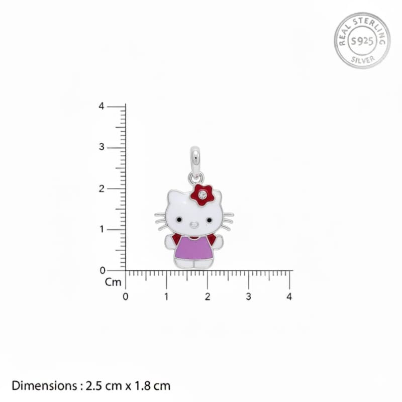 Girls Hello Kitty Locket with silver 925 chain