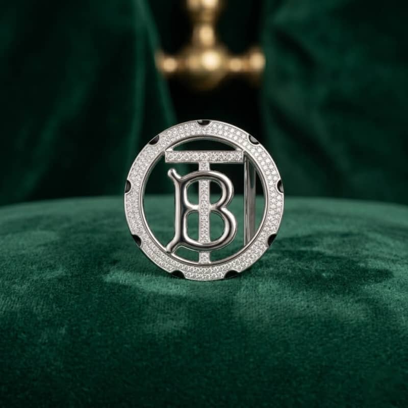 Aradhya925 Silver925 Men's Charming Buckle For Belts(Only Buckle Not Belt)
