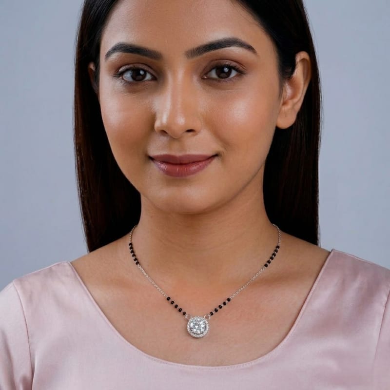 Aradhya925 Silver925 Mangal Sutra For Women's