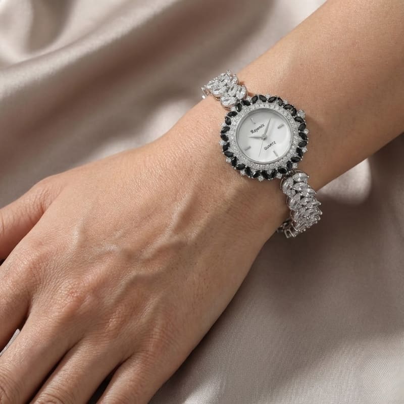 Aradhya925 Pure Silver925 Black round shape Analog watch