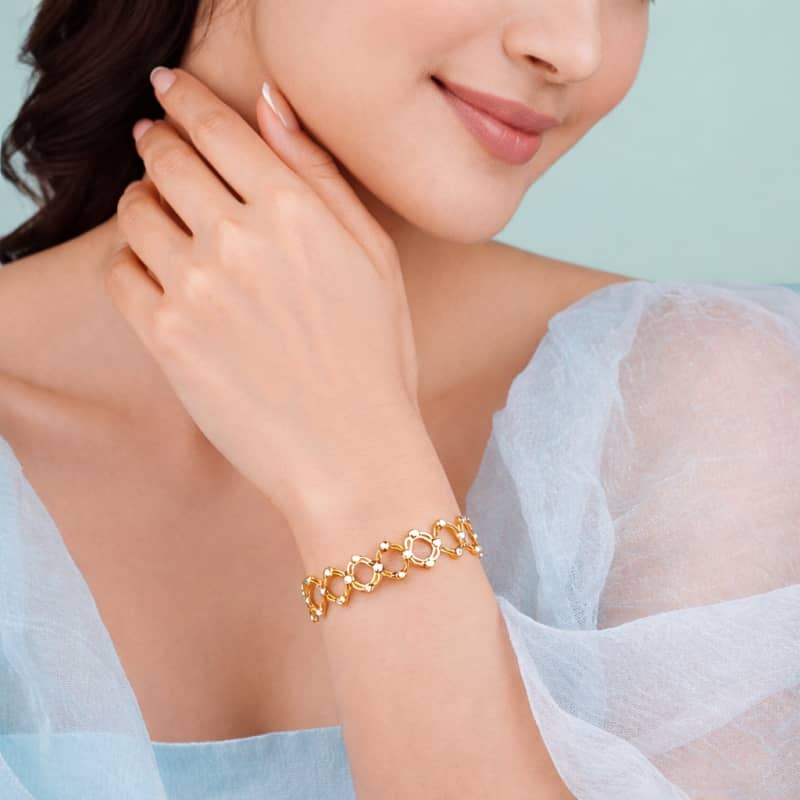 Silver925 Yellow Gold Color