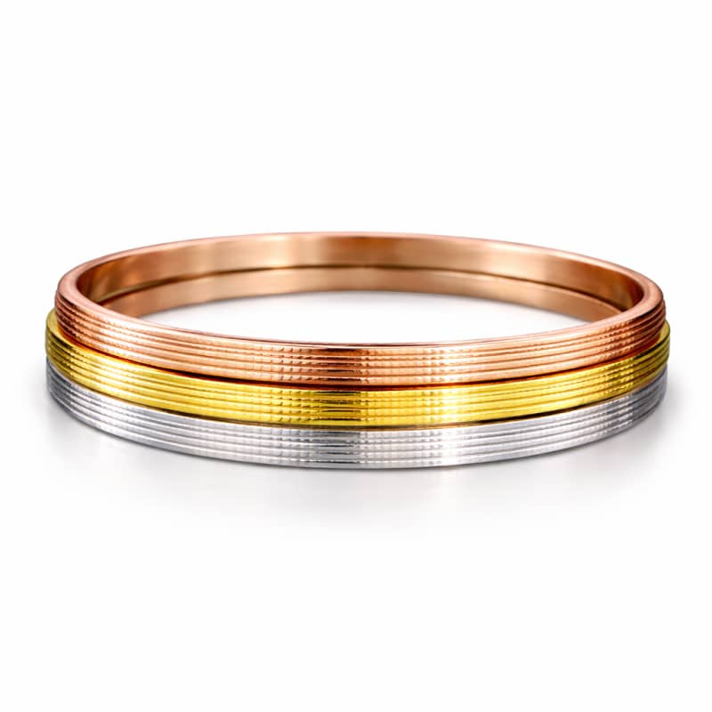 Aradhya925 Women's Multicolor Bangle silver925 (Pack Of 2)