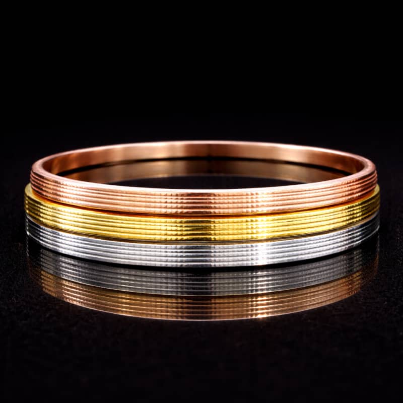Aradhya925 Women's Multicolor Bangle silver925 (Pack Of 2)