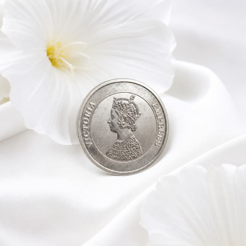Aradhya925 10Grma Pure Silver King Victoria Coin