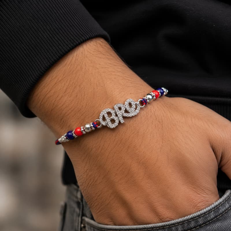 Aradhya925 Bro Name Premium Rakhi