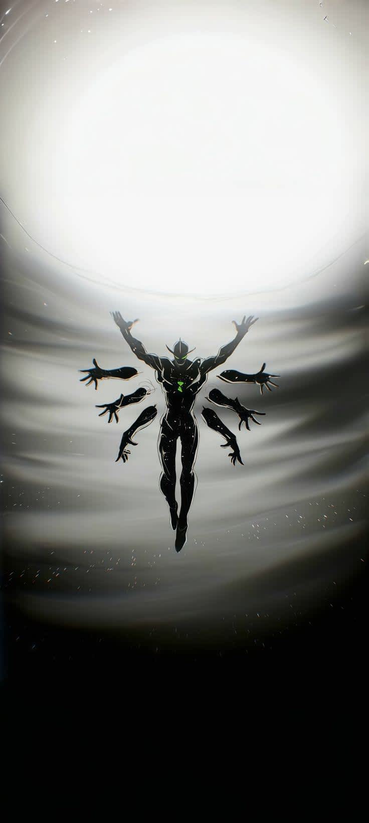 Alien X Cosmic Power Ascendant — phone wallpaper preview