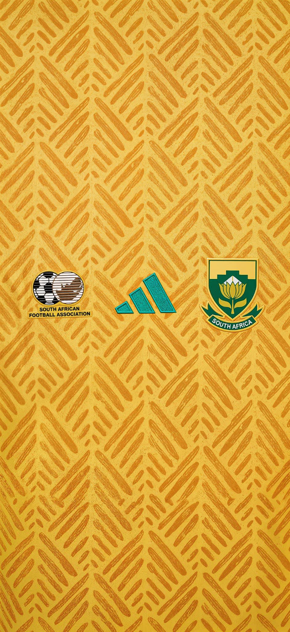 South Africa Football Jersey Pattern — phone wallpaper preview