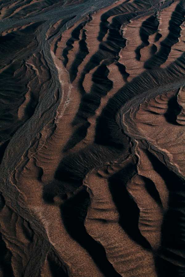 Arid Landscape Wavy Textures — phone wallpaper