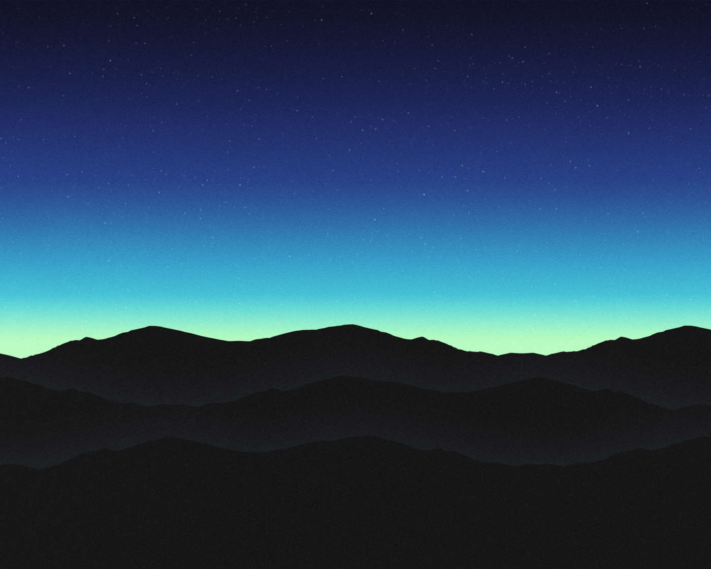 Minimalist Mountain Twilight — tablet wallpaper preview