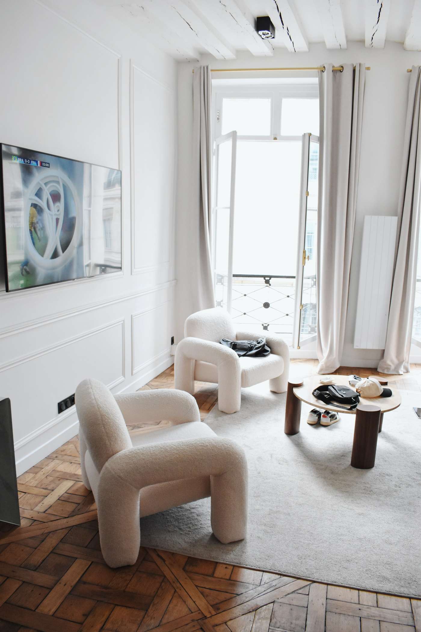 Chic Apartment Living Space — phone wallpaper preview