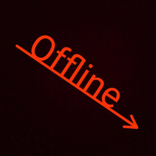 Offline Red Arrow — tablet wallpaper preview