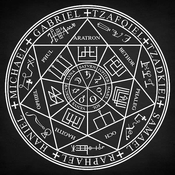 Celestial Archangelic Planetary Seal — tablet wallpaper preview