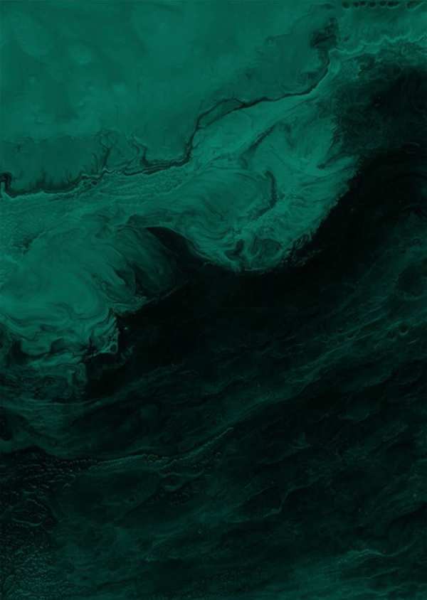 Submerged Green Depths — phone wallpaper