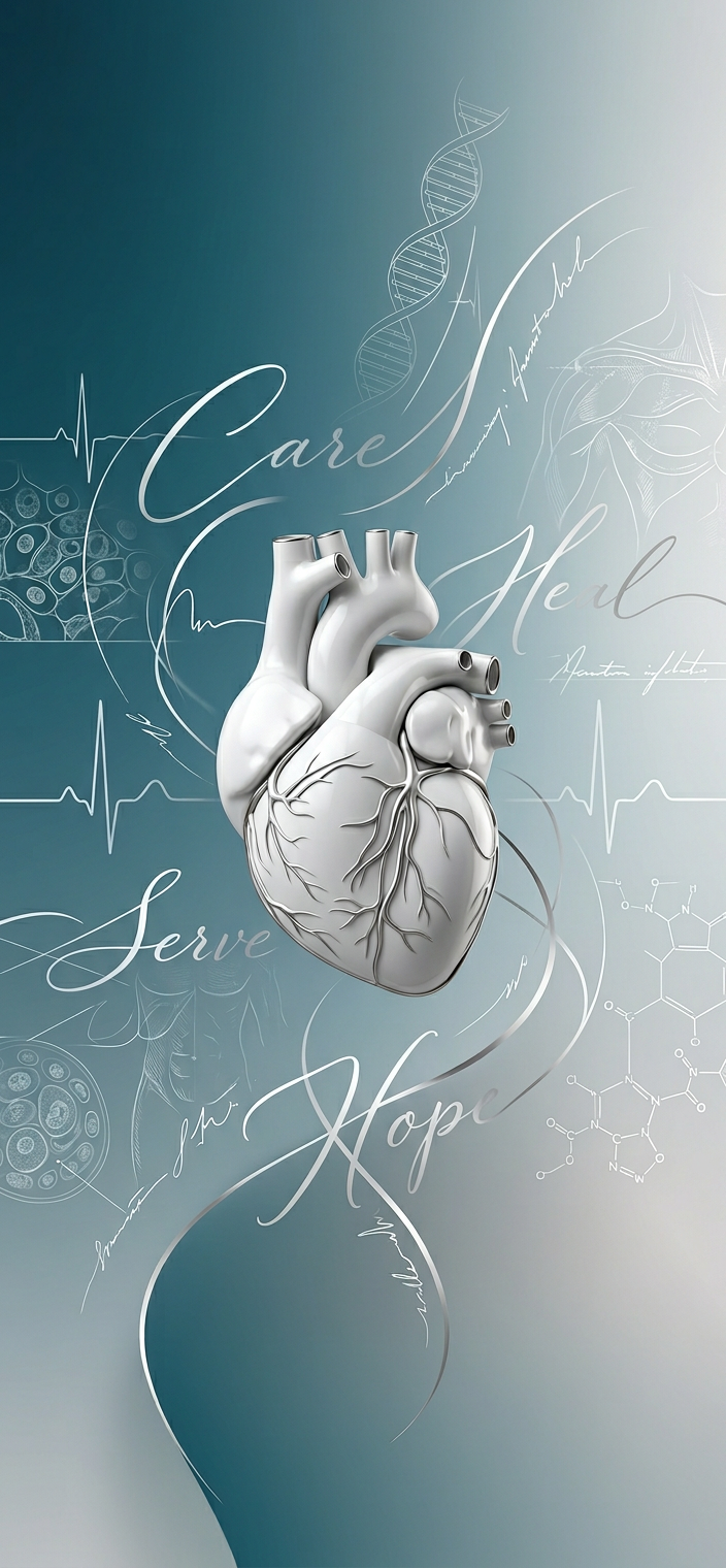 Anatomical Heart Medical Science Art — phone wallpaper preview