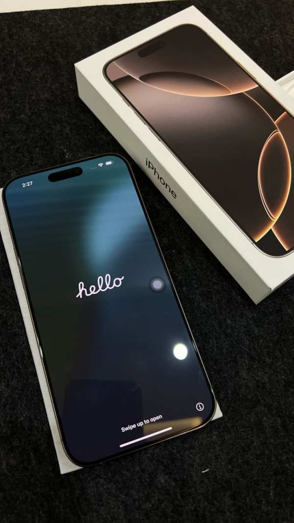 New iPhone Unboxing Hello Screen — phone wallpaper