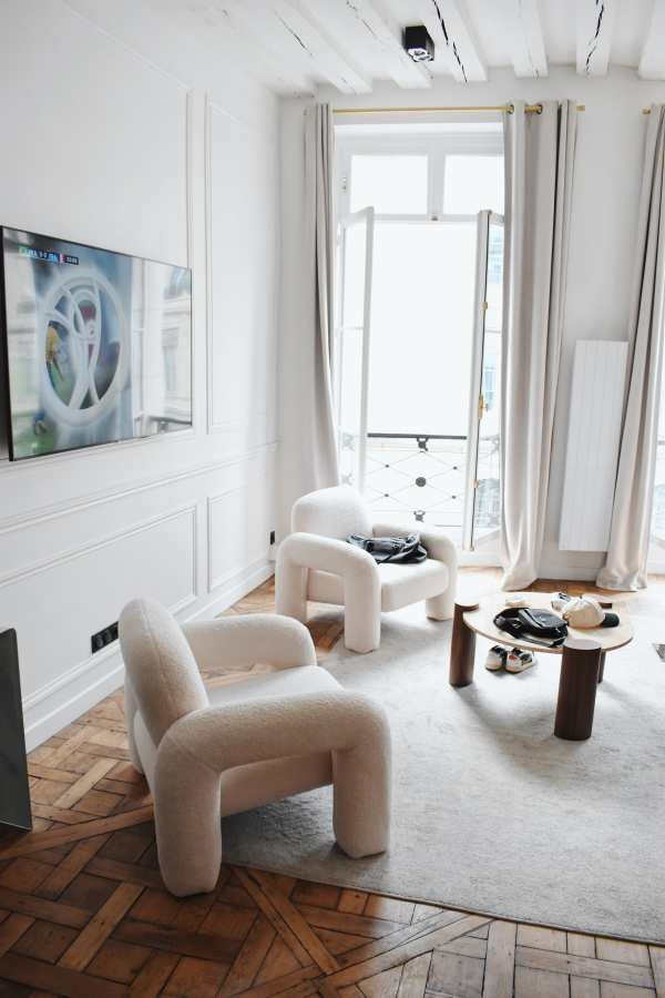 Chic Apartment Living Space — phone wallpaper