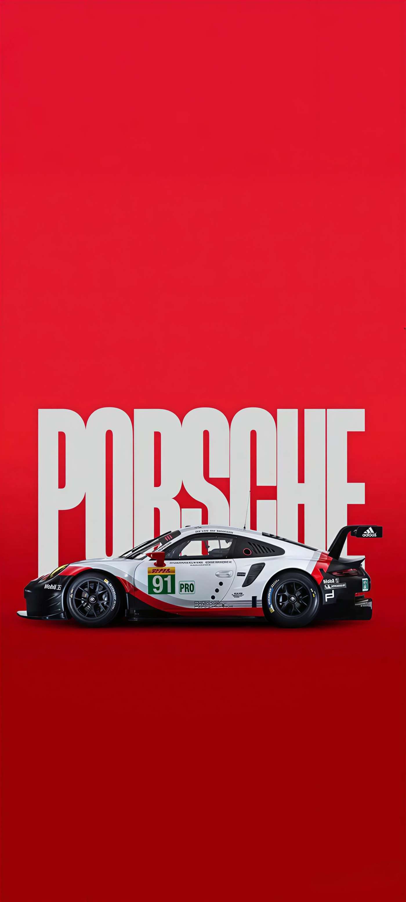 Porsche 911 GT3 R Race Car — phone wallpaper preview