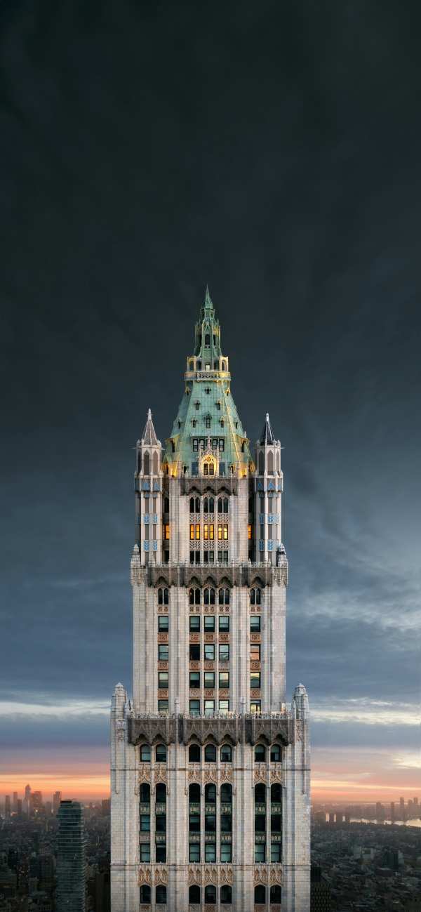 Woolworth Building Twilight Majesty — phone wallpaper