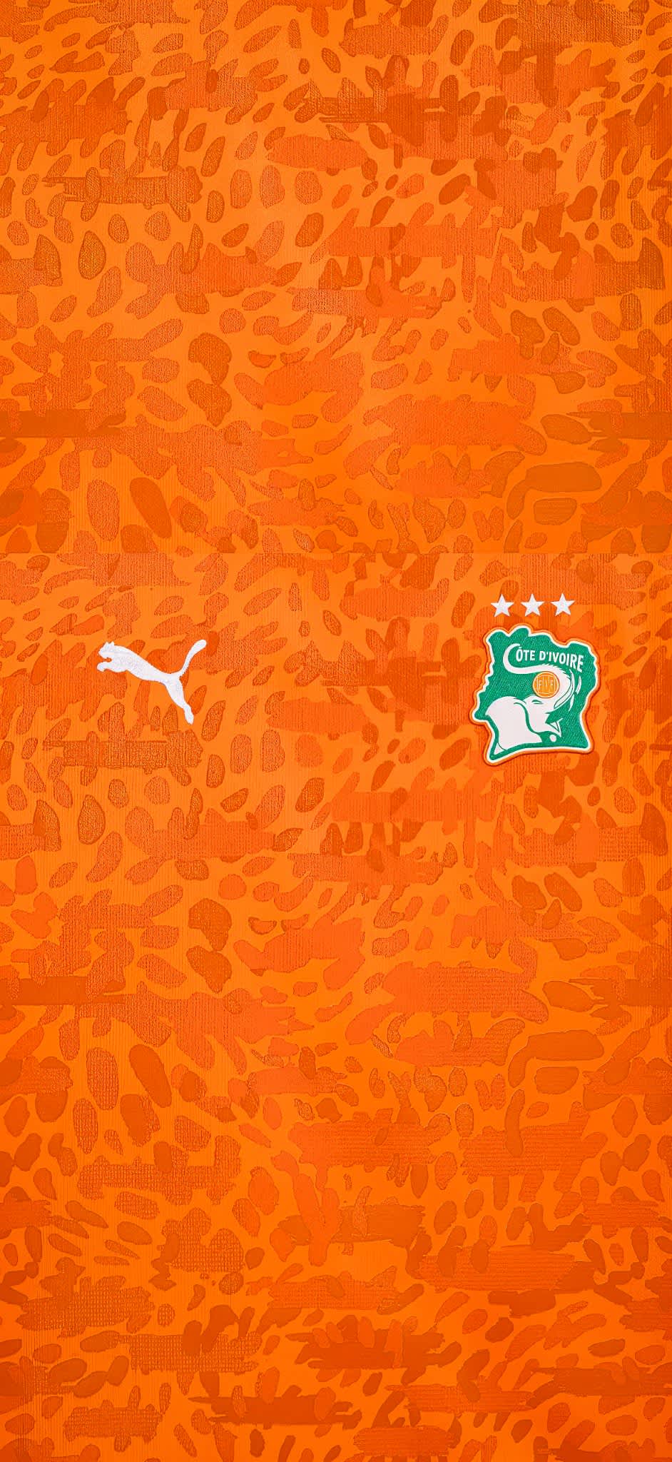 Côte d'Ivoire Football Team Jersey — phone wallpaper preview