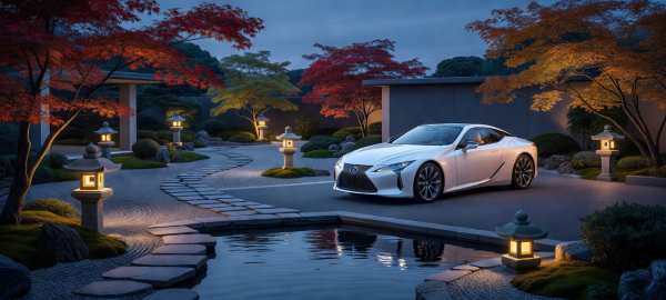 Zen Garden Lexus Dusk — desktop wallpaper