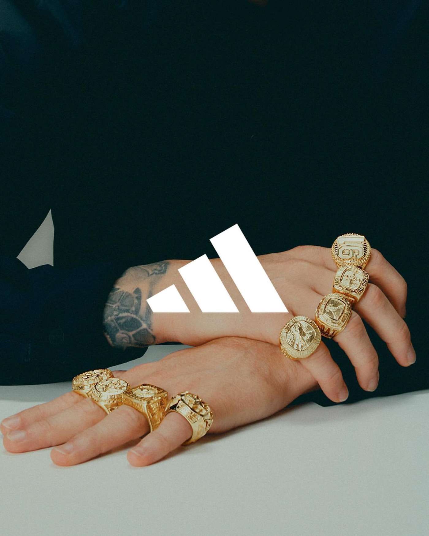 Golden Championship Rings Adidas — phone wallpaper preview