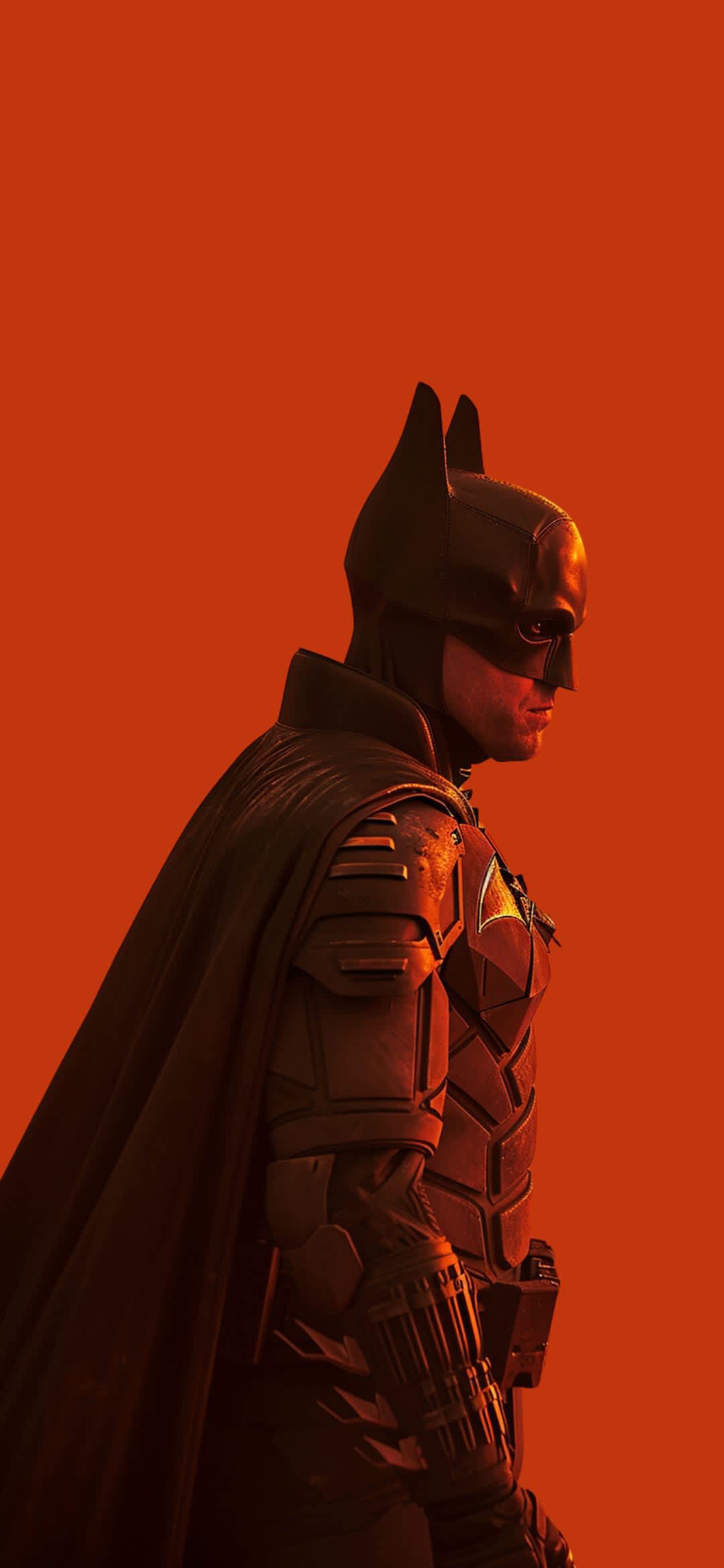 The Batman Red Profile — phone wallpaper preview