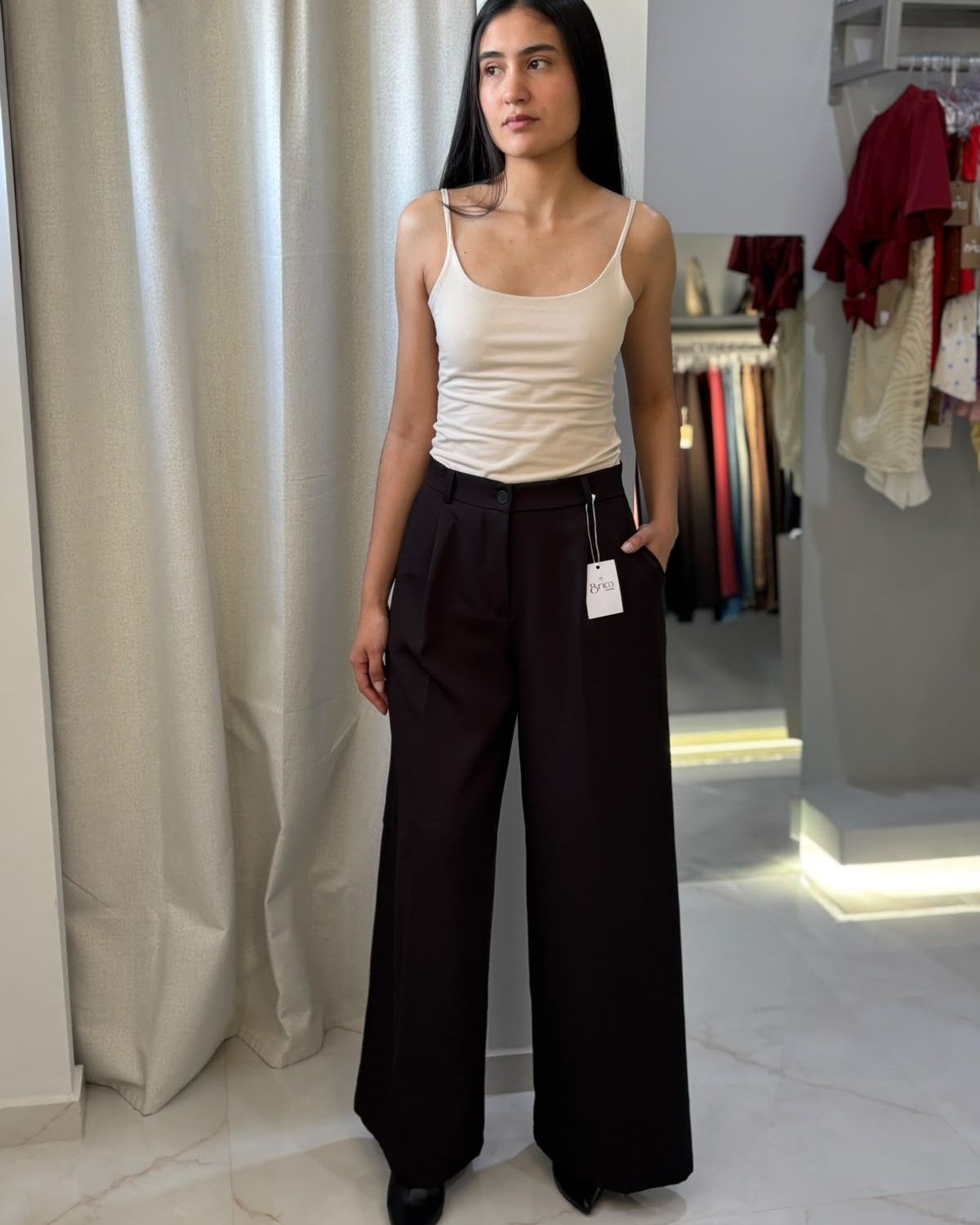 Pantalon sastrero super wide