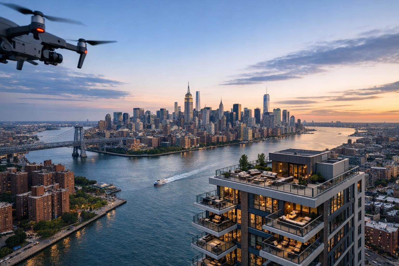 The Impact of Drone Photography on Evolving Real Estate Marketing in NYC